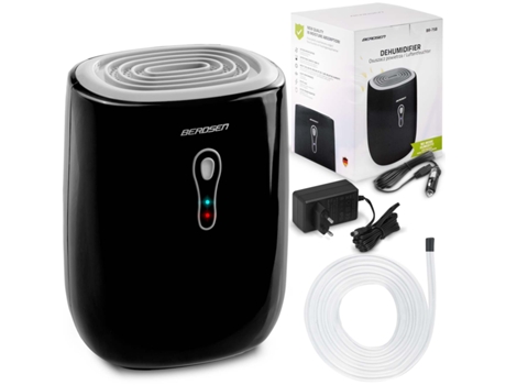 Desumidificador De Ar Condicionado Berdsen BR-75B - Controle Eficiente Da Humidade Em Preto E Cinza
