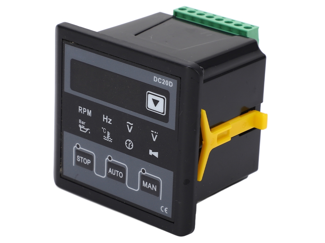 Controlador De Gerador Laxiscreed Dc20d Com Visor Led De 5 Dígitos E Arrefecimento A Ar