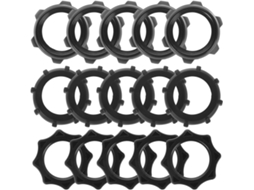Conjunto de 15 abraçadeiras de plástico Preas para fixação de cabos em carros.