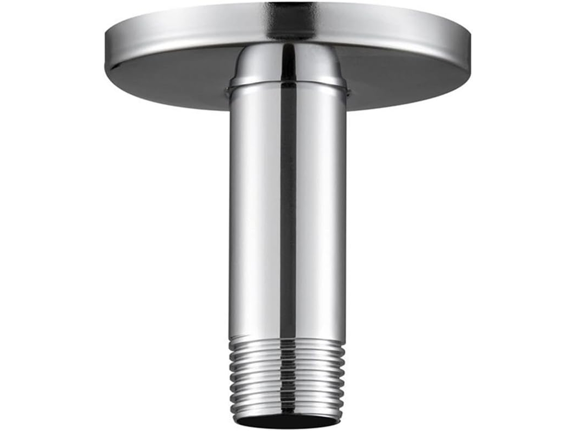 Prateado Chuveiro Support Para Montagem No Teto, 10cm Extender Arm In Insuficiente Para Chuveiro Teto Com