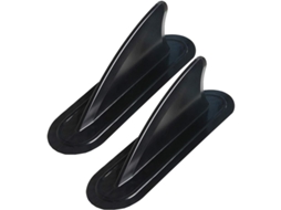 2 pequenas quilhas para prancha de surf, caiaque, stand up paddle e bodyboard. Material flexível. Dimensões: 21 x 6,5 x 6,4 cm.