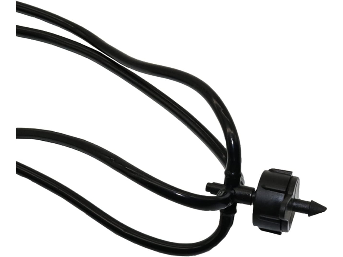 Sistema de Irrigação por Gotejamento Automático para Jardim com 10 Conjuntos Gotejadores Quatro Pontas | S/MARCA