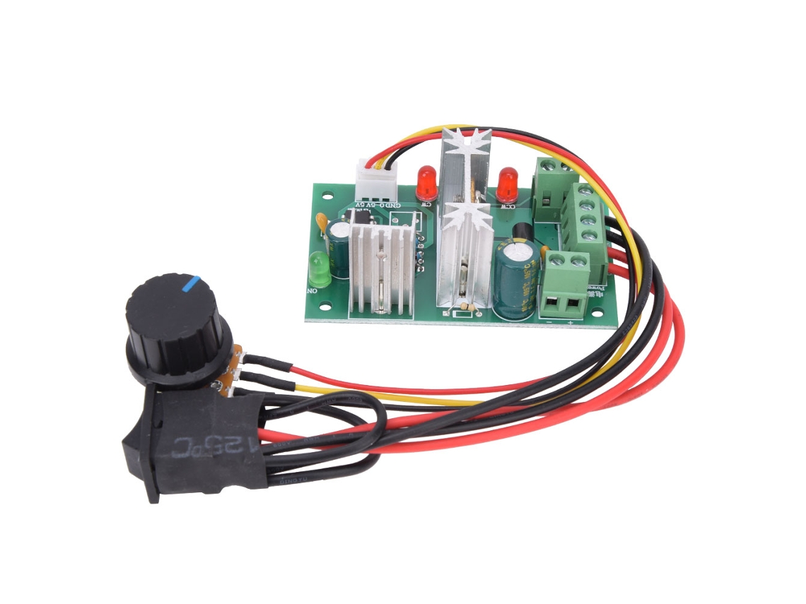 Controlador De Velocidade De Motor Dc6~30v Pwm 6a Regulador De Velocidade Cw Ccw