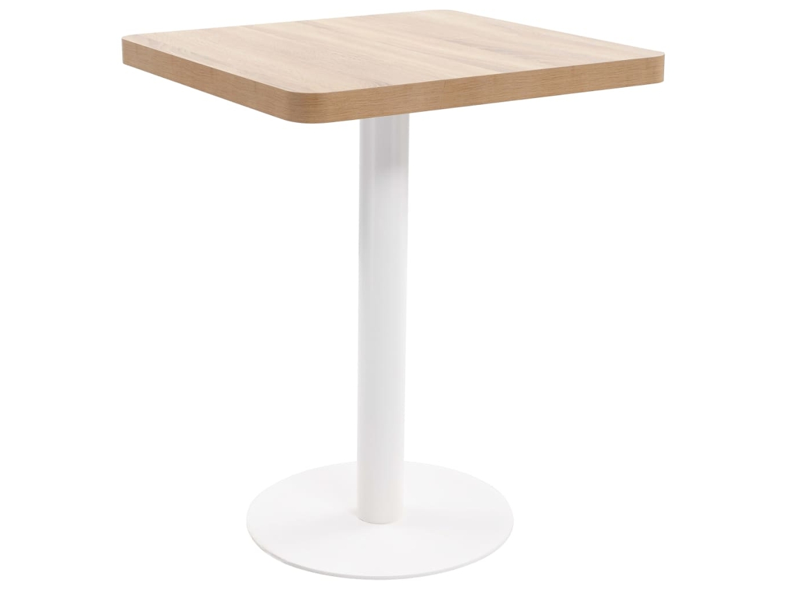 Mesa Bistrã´ 60x60 Cm Mdf Castanho Claro DKD HOME DECOR