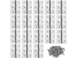 Bisagras de Aço Inoxidável para Móveis, 18 Peças, 44x32mm | S/MARCA