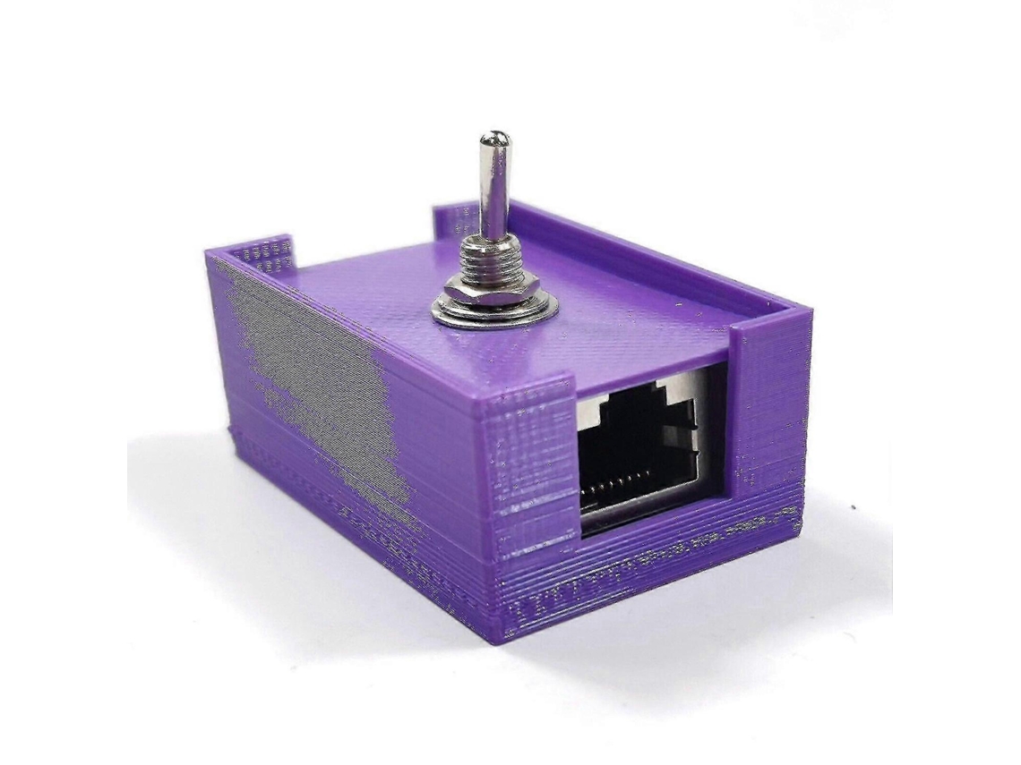 Cabo De Rede Rj45 De Par Trançado Com Switch Caixa Aquaforge