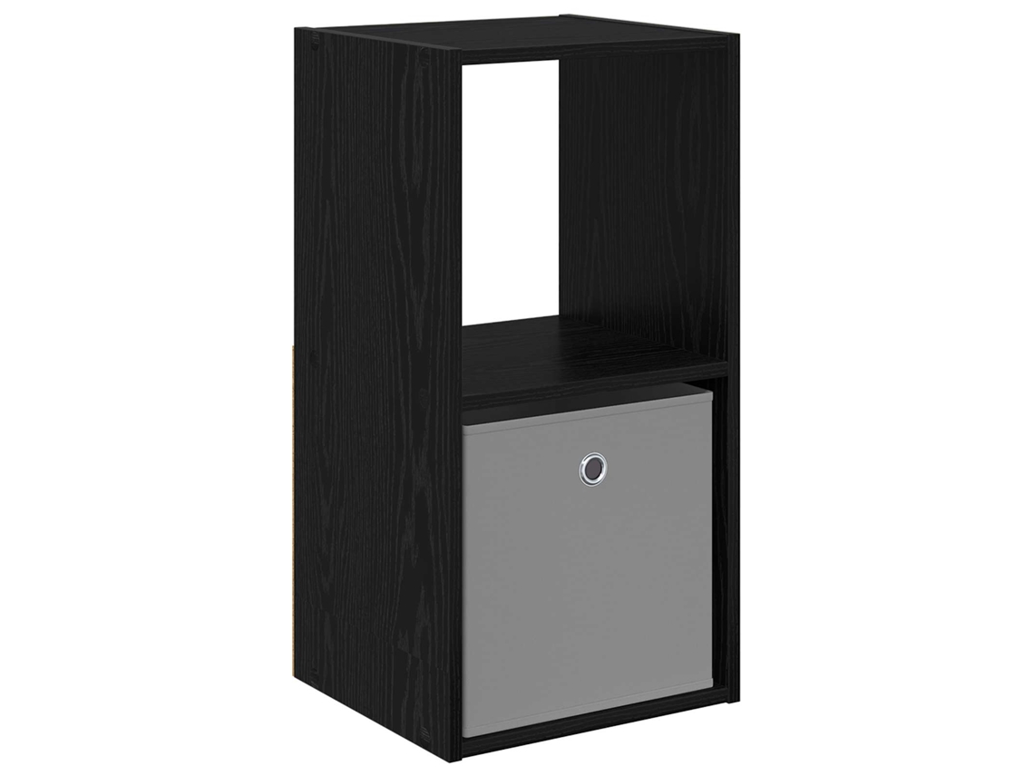 Conjunto 1 Mesa-de-cabeceira Vidaxl Preto Derivados De Madeira (35 X 32 X 68,5 Cm)