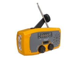 Rádio Solar De Emergência Com Manivela De 2000 Mah, Portátil, Noaa/am/fm Olysi Shop