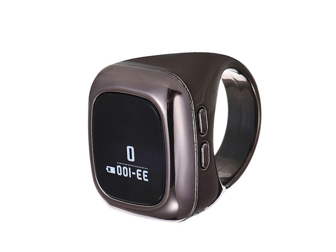 Ferramenta De Contagem Digital De 18mm Com Tela Oled Alertas Vibratórios Dispositivo De Contagem Conveniente Abs Para Atletas Idosos Claret