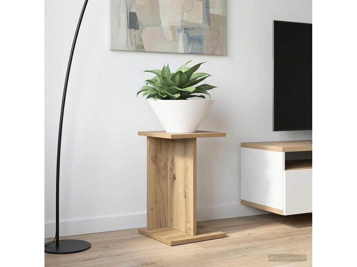 Vidaxl Suporte Para Plantas 2 Unid. Carvalho Arttisan