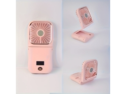 Ventilador portátil com visualização digital, dobrável, usb, uso doméstico STELASPLEN