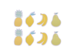 1 Conjunto De Notas Adesivas Em Formato De Frutas