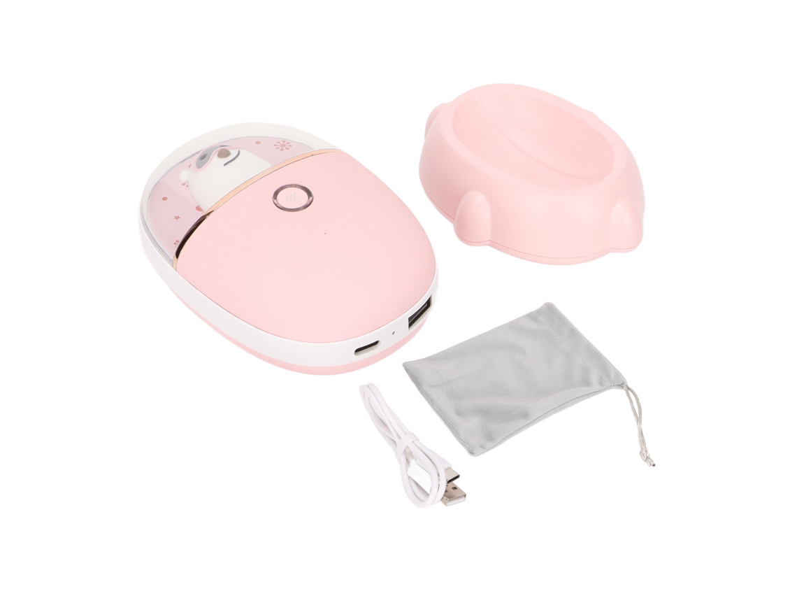 Aquecedor de mãos elétrico 2 em 1 com bateria recarregável USB de 5000 mAh para inverno. | S/MARCA