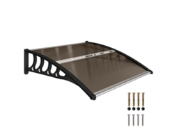Gazebo ZACHARY 3,5x3,5m com teto duplo, bolsa