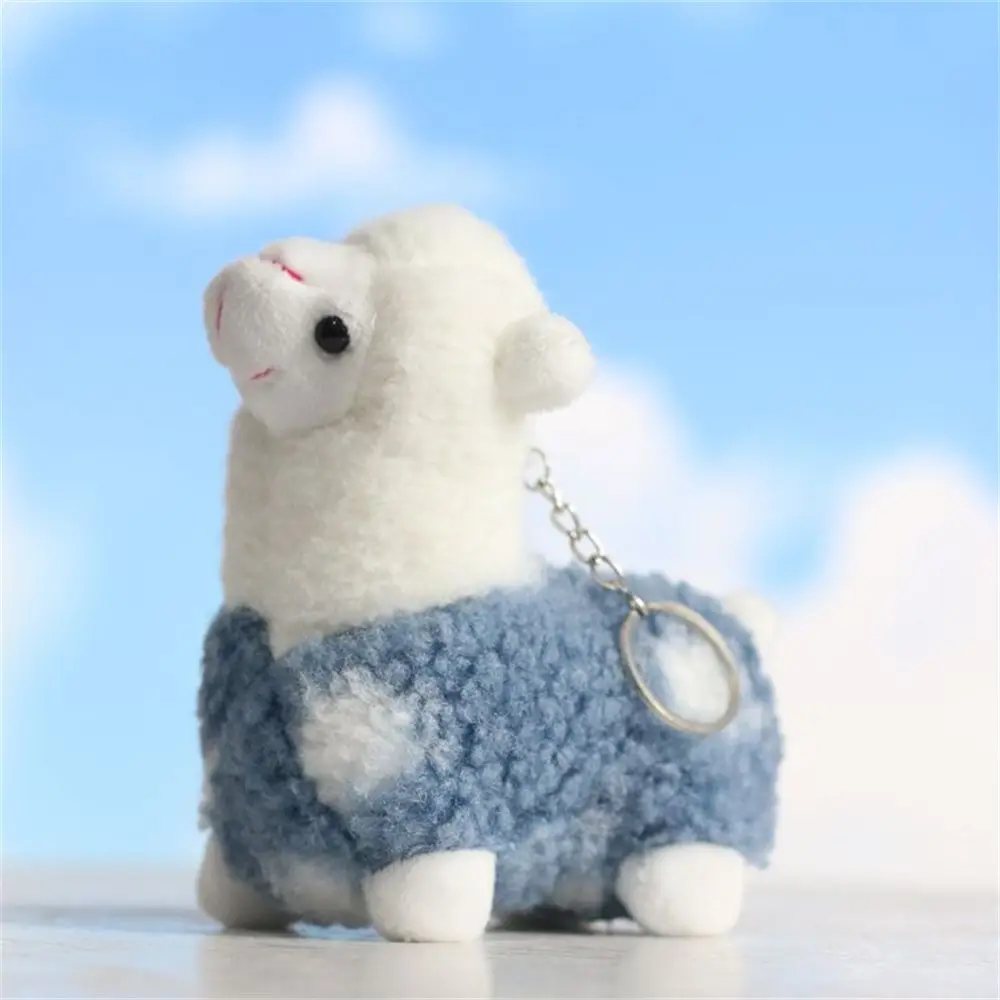 Pingente de Pelúcia para Bolsa, Chaveiro de Pelúcia em Formato de Animal MDUG (azul)