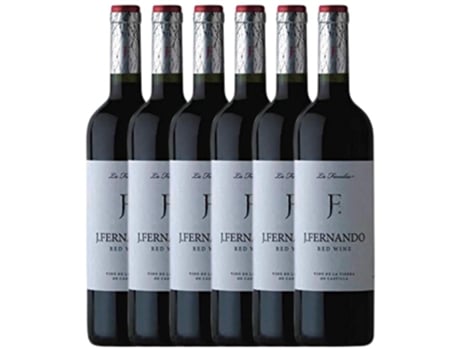 Vinho J. FERNANDO J. Fernando Finca Venta De Don Quijote 6 Meses Tempranillo Vino De La Tierra De Castilla Roble (0.75 L - 6 unidades)