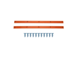 Rails Rib Bones Mali para Longboard, resistente ao desgaste, instalação fácil, proteção lateral, laranja