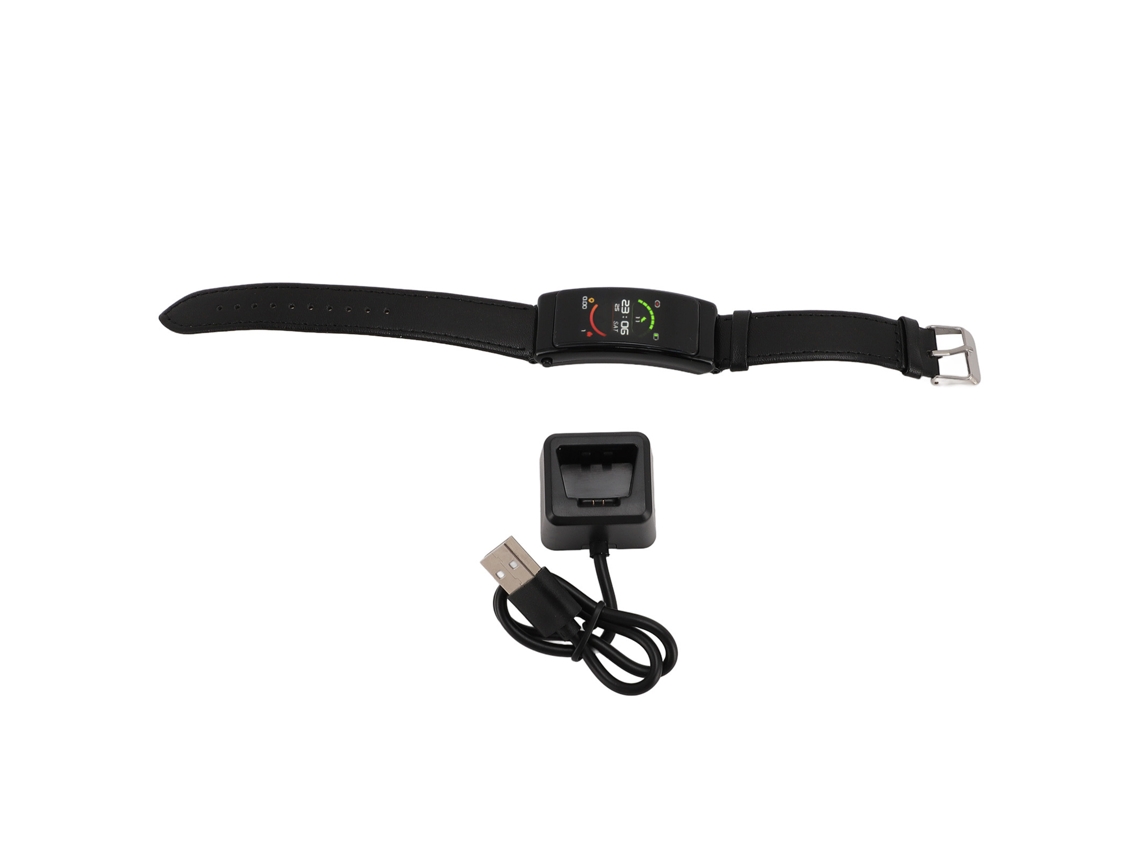 Relógio Inteligente Fitness Tracker 2 em 1 Bt Tela Tática 1.14 Polegadas Detecção de Sono para Ios Android