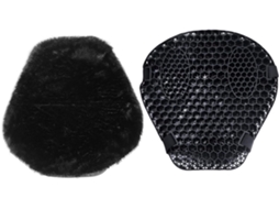 Conjunto De 1 Capa De Almofada De Assento De Motocicleta Em Gel E Pelúcia Para Homens E Mulheres, Com Amortecimento.