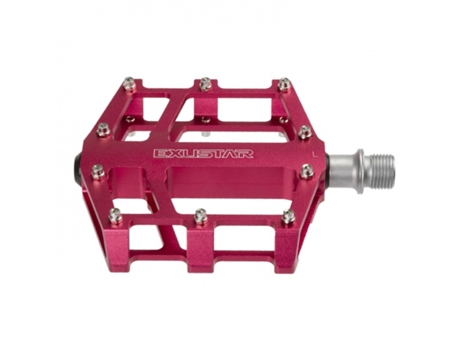 Pedais Bmx / Enduro 9/16 Inch Dark Pink Per Set EXUSTAR