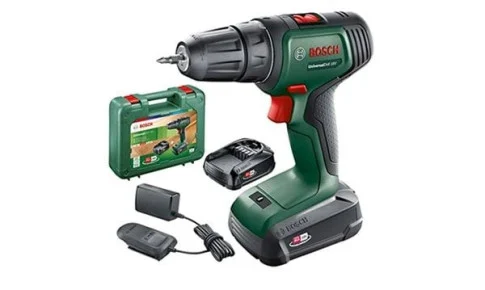 Berbequim/Aparafusadora a bateria BOSCH UniversalDrill 18, com mala e 2 baterias de 1,5Ah (M30)