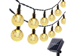 Cordão de luzes solares em formato de coração AQUAFORGE