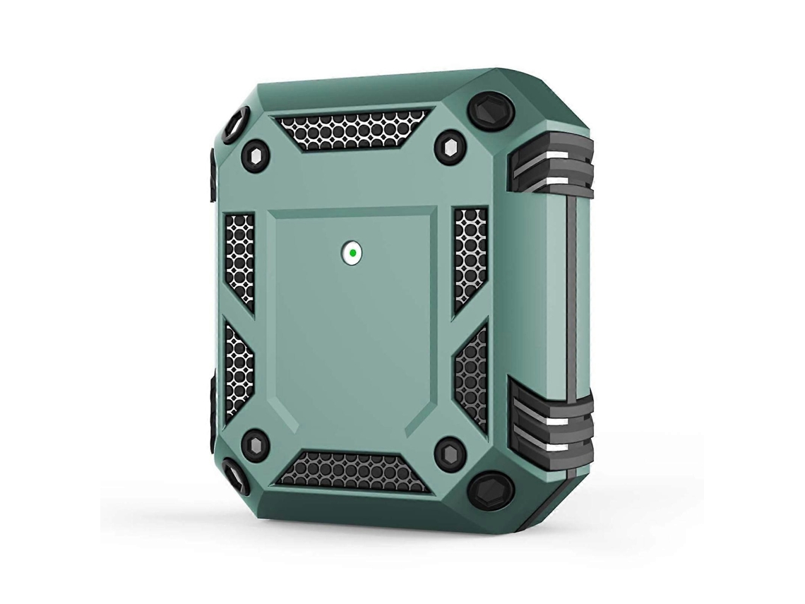 Capa Protetora De Fone De Ouvido Iron Man À Prova De Choque Nos Quatro Cantos Para Airpods 1 / 2
