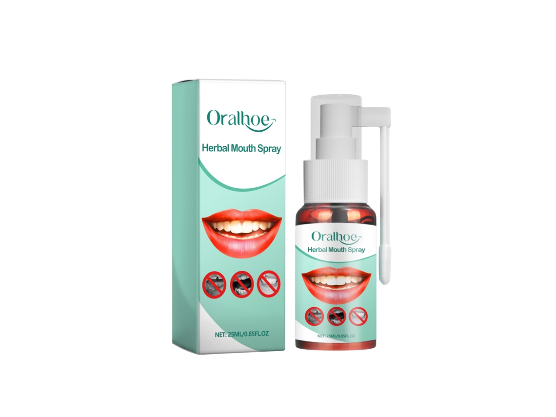 Higiene Bucal Natural com Spray Oral LAXISCREED e Ervas Naturais