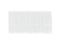 Conjunto 1 Cortina De Renda Vidaxl Branco Poliéster (140 X 500 Cm)