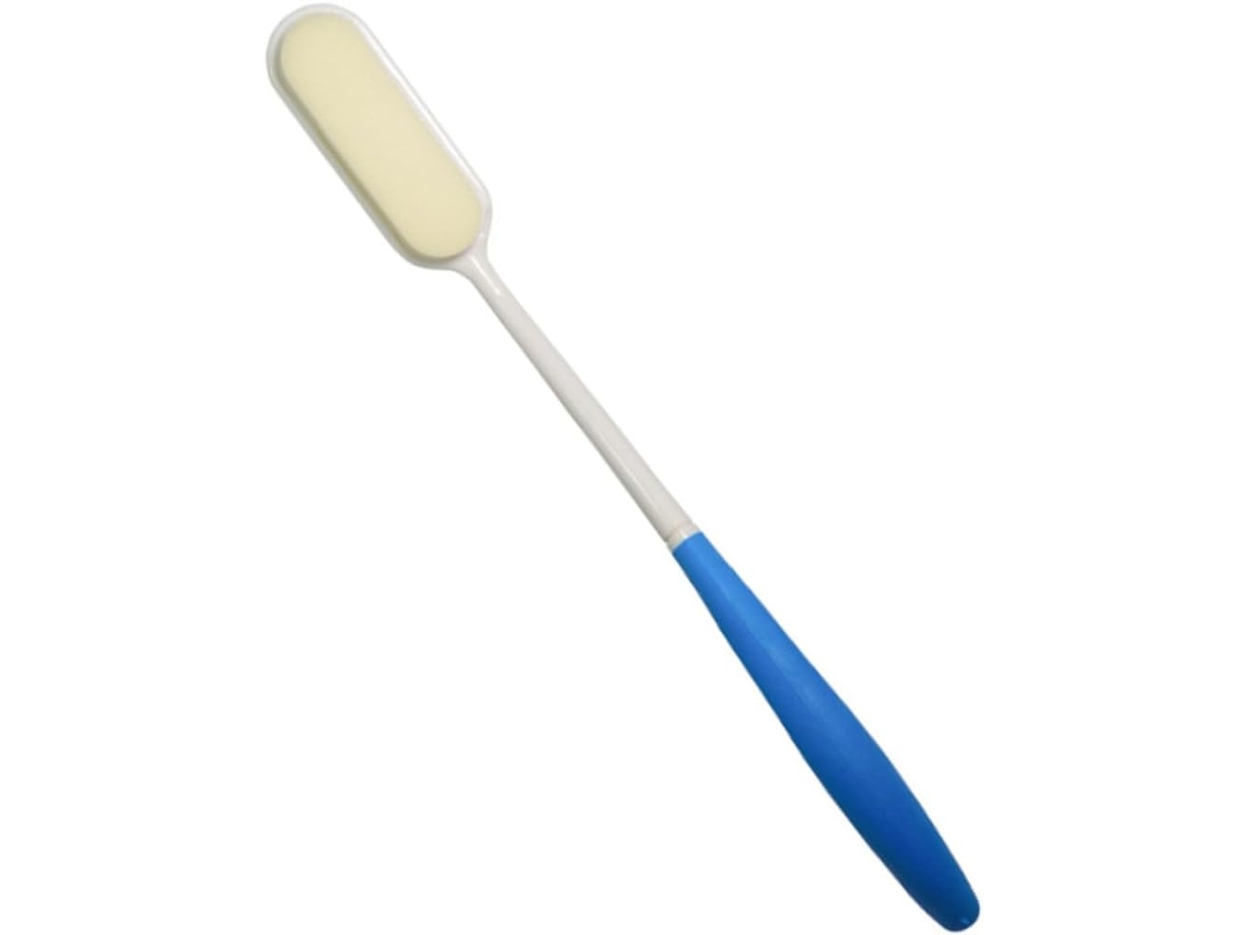 Escova De Banho Com Cabo Longo, Cerdas Macias E Cabo Antiderrapante Em Abs Tpr, Ideal Para Aplicar Pomadas, Realizar