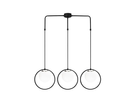 Plafon Suspenso De 3 Luzes Modelo 10 Cristalrecord