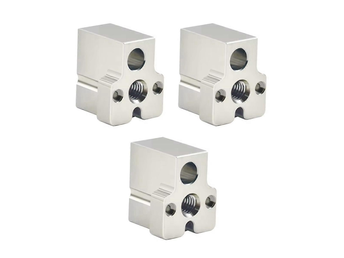 Bloco De Aquecimento Cobre Revestido Cr10 Para Peças Impressora 3d, Grande Fluxo, 3 Peças.-aquaforge