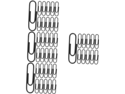Conjunto De 4-clips Papel Coloridos Lurrose, Clips De Papel, Pequenos Clips De Papel Escritório, Clips De Papel