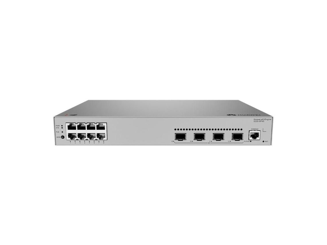 Switch HUAWEI S220-8P4S 8X Gigabit 4X Poe