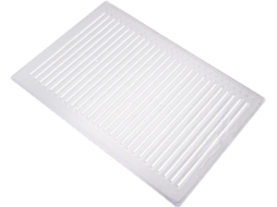 Régua de medição Toyvian em plástico transparente para desenho e testes, design durável e tamanho A4, ideal para a escola.