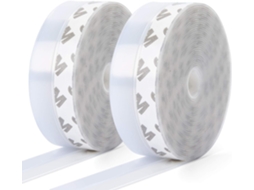 Fita De Vedação De Silicone Autoadesiva De 10 M X 25 Mm (pacote Com 2), Transparente Para A Parte Inferior Da Porta, 10 M
