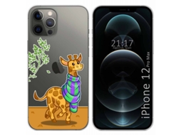 Capa iPhone 12 Pro Max (6.7) TUMUNDOSMARTPHONE Desenhos Transparente Multicor