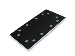 Placa De Lixa 93x175mm Para Lixadeira Orbital Festool Rs 300, Rs 3, Lrs 93, 8 Orifícios, Fechamento Velcro