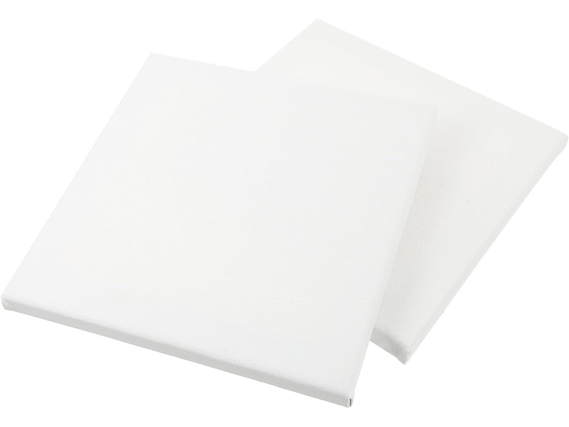 Conjunto 2 Molduras Plástico Branco Fotos Ideais Pintura Diy Delicadas Perfeitas Decoração Criação Artística GOKOCO