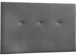Cabeceira de Cama VENPRODIN Buc15 (Cinzento - Melamina - 160x120x4 cm)