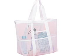 Bolsa de Praia de Grande Capacidade com Apoio de Braço AOZORZ (Branco Multiuso 28,5*18*28cm)