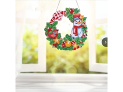Laxiscreed Conjunto Guirlanda Natalina 5d Diamante Para Decoração Festiva De Natal