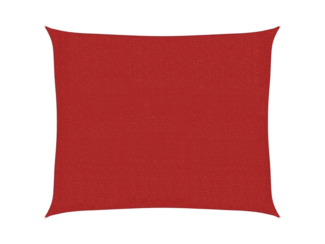Sun Sail, Sun Sails Vidaxl Vermelho Polietileno (2.5 X 3 M)