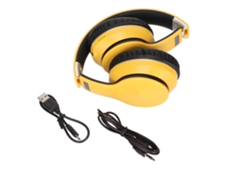Fones de Ouvido Bluetooth LAXISCREED Elb4 Amarelo