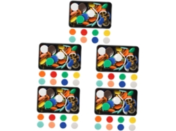 Stobok 500 Tachinhas Coloridas Para Artesanato, Práticas Escola,