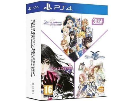 Jogo para PS4 Trilogia Tales Of Vesperia e Zestiria e Berseria