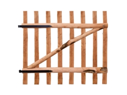 Portão para Cerca 100x90 Cm Madeira Aveleira Impregnada MAISON EXCLUSIVE