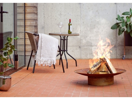 Fire Pit Hestia Toda em Corten Grande A LOJA DO CONTRACT