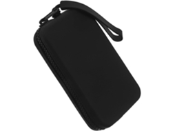 Nécessaire de maquiagem de silicone à prova d'água, tamanho quadrado compacto para viagens.