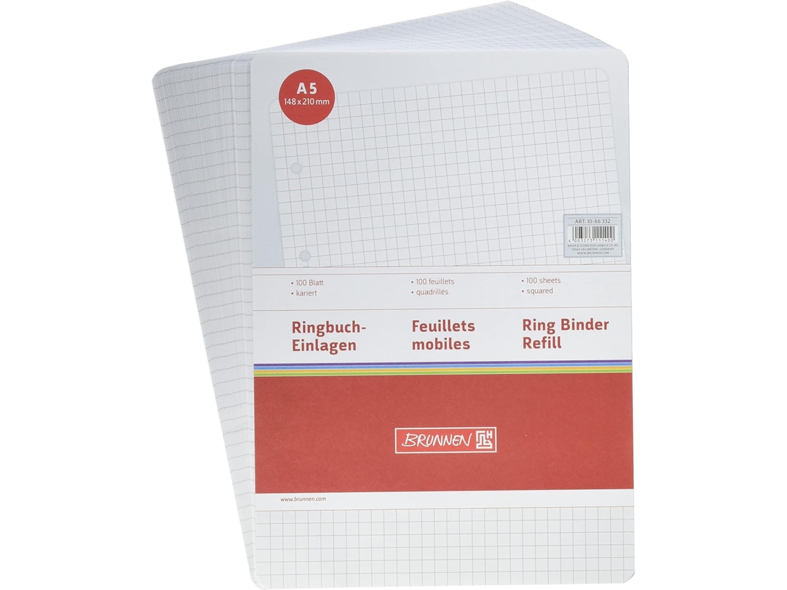 1066332 Folhas Para Fichário 1066332 Folhas Para Fichário ( Gokoco (a5, Quadriculadas, 100 Folhas, 70 G/m²)